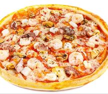Пицца с морепродуктами