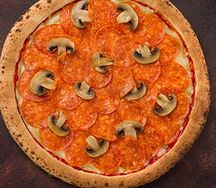 Пицца Пепперони с грибами Большая