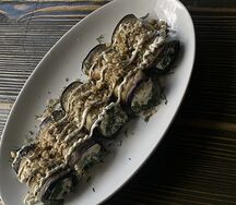 Рулетики из баклажанов