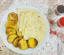 Картофель на углях