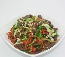 Вок Лапша с говяжьей вырезкой