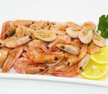 Креветки отварные к пиву