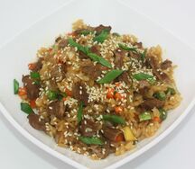 Вок Рис с говяжьей вырезкой