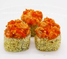 Запеченный ролл Аляска