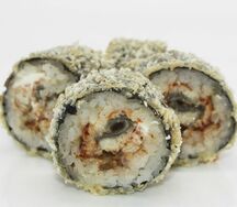 Горячий ролл Унаги Темпура