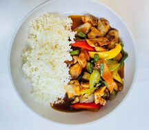 Сай куриный с рисом