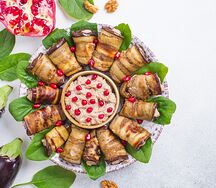 Баклажаны с орехами