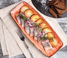 Сельдь с картофелем
