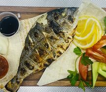 Дорадо на мангале