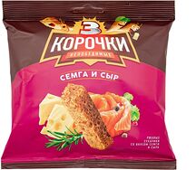 Три корочки (семга и сыр)