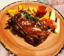 Свиные ребра BBQ