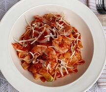 Паста с креветками