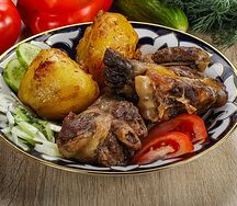 Казан-кебаб с бараниной