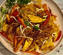 Стеклянная лапша с курицей