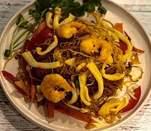 Стеклянная лапша с морепродуктами