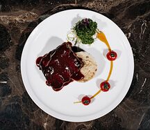 Свиные ребра в соусе барбекю