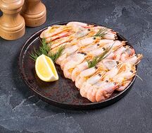 Креветки отварные