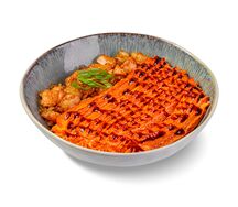 Рис с креветкой и лососем