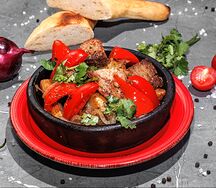 Жаркое из курицы с овощами