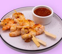 Креветки гриль