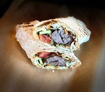 Шаурма с люля-кебабом из говядины