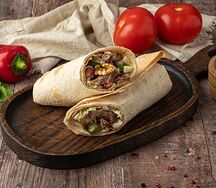 Шаурма по-царски с бараниной