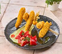 Хрустящая курочка с соусом тар-тар