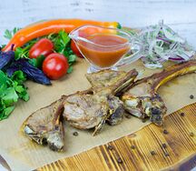 Шашлык из бараньей корейки