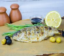 Радужная форель на мангале