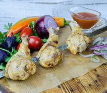 Шашлык из куриной голени