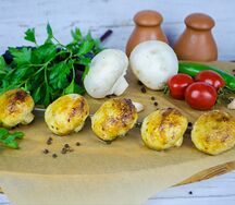 Грибы на углях