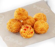 Картофельные шарики с овощами