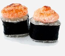 Запеченный Лосось с креветкой