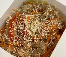 Соба гречневая лапша с курицей