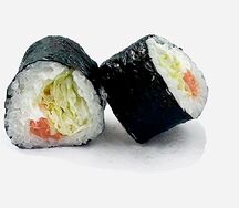 Ролл с лососем и сливочным сыром