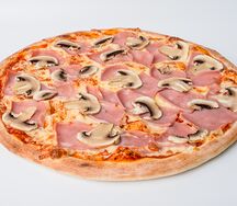 Ветчина с грибами 40см