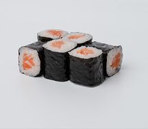 Мини ролл с лососем