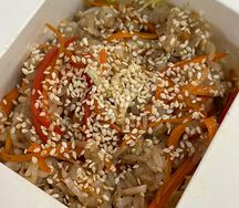 Удон пшеничная лапша с курицей