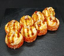 Запеченный с креветкой