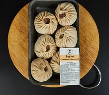 Буузы с говядиной и бараниной