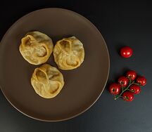 Манты с бараниной 3 шт