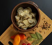 Пельмени с индейкой