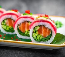 Маки из жженого тунца