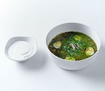 Щавелевый суп с телятиной