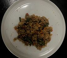 Рис жаренный с овощами