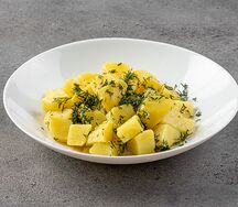 Картофель с зеленью