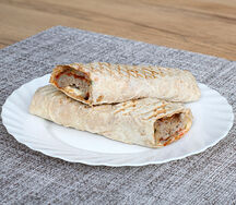 Люля-кебаб из свинины в лаваше