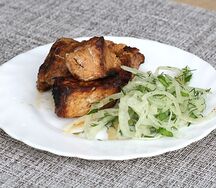 Шашлык из cвинoй шеи