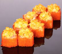 Запеченный ролл Креветка