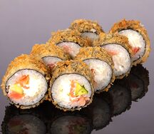 Ролл Сяке Кунсей темпура